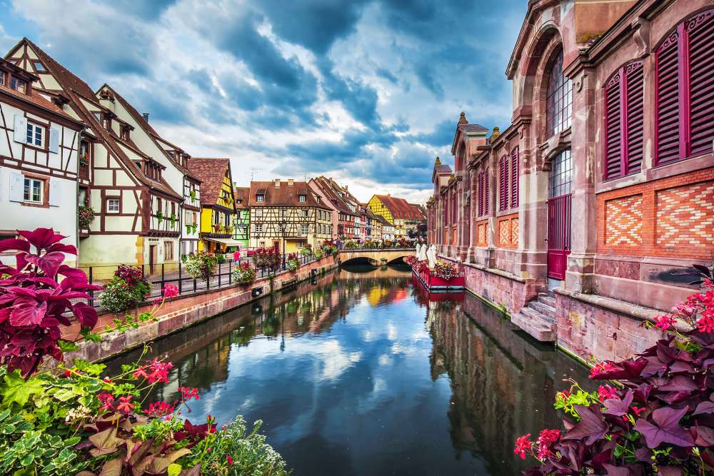 Grand-Canal-d-Alsace-in-Colmar-France